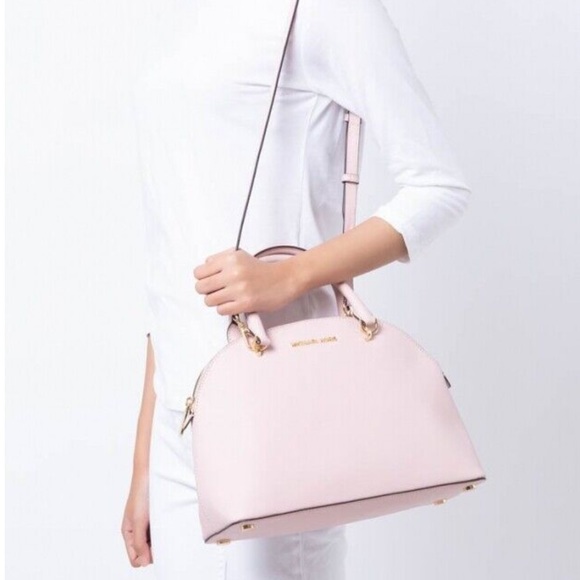 MAKE AN OFFER | Michael Kors Baby Pink Large Emmy Dome Purse/Satchel 💗 - Picture 16 of 16